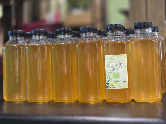 BIO cidoniju sīrups, SVAIGS. NEKARSĒTS