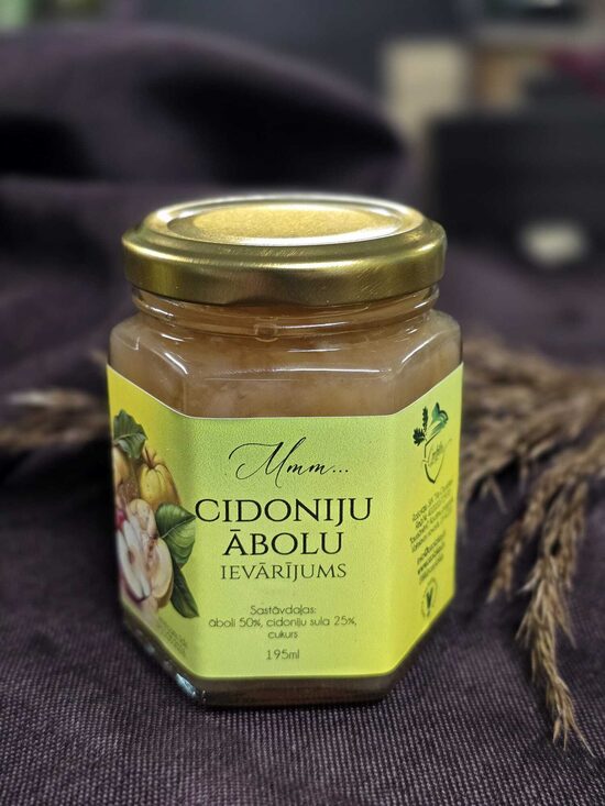 Cidoniju/ābolu ievārījums