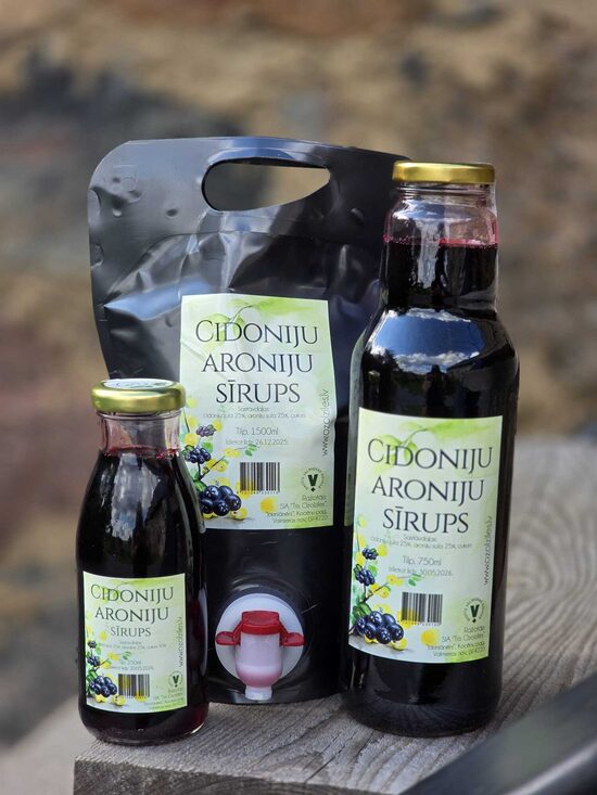 Cidoniju un aroniju sīrups (LV)