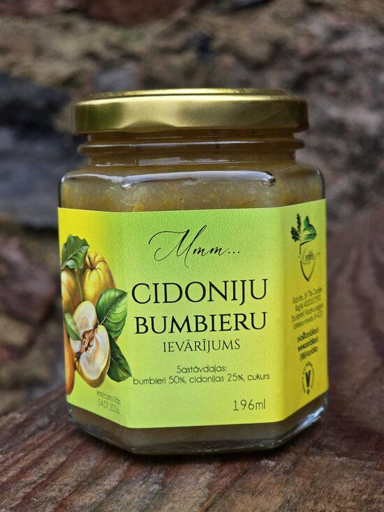 Cidoniju/bumbieru ievārījums