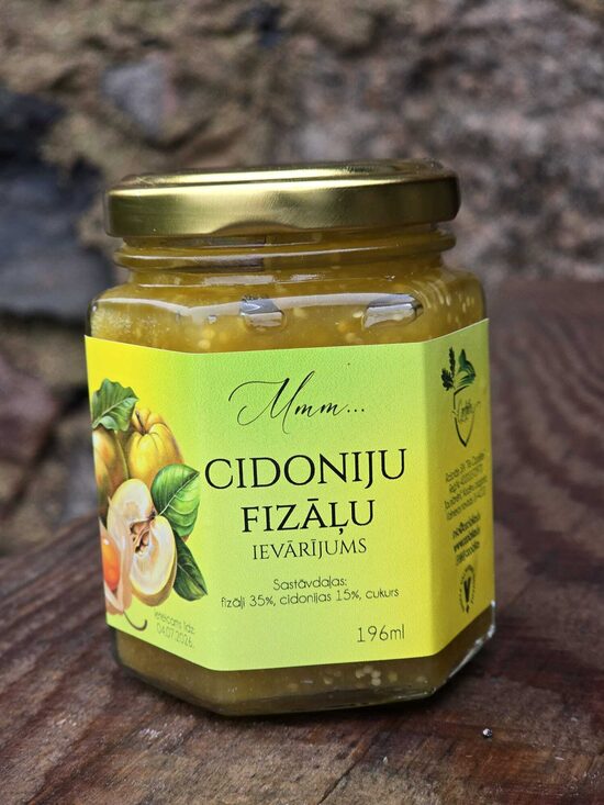 Cidoniju/ fizāļu ievārījums (Limitēti!) (LV)