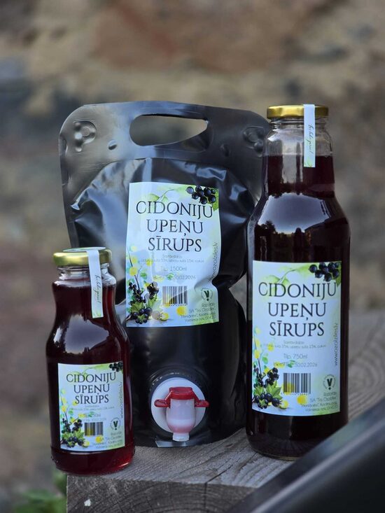 Cidoniju/upeņu sīrups (LV)