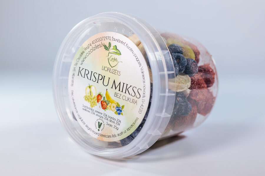 Bezcukura mikss ar banānu un vīnogu